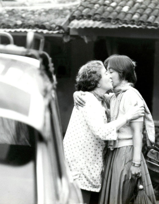 Ursula with Mani Irani, India.