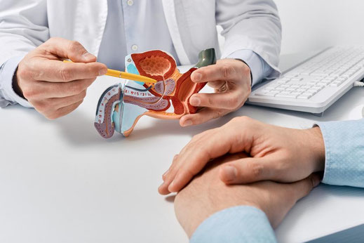 Prostatakrebs Früherkennung bei Männern durch ärztliche Vorsorgeuntersuchung der Prostata