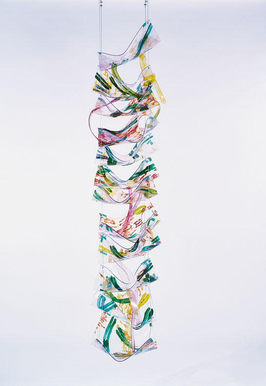 Genpool, Skulptur, weich PVC bemalt, priv. Sammlung Frankfurt, Format 3 x 0,4 x 0,4m, 2006