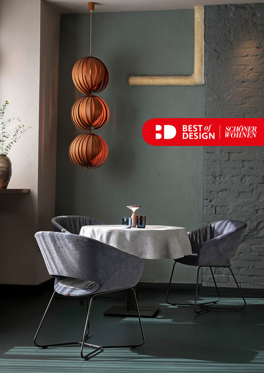 Averio XS, Züco, Design, Schweiz, Polsterstuhl, Gestaltungsqualität, Rüdiger Schaack, Formschaack, Dauphin Human Design Group, Schöner Wohnen Design Award 2025