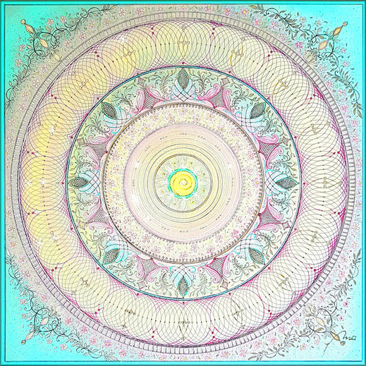 Mandala Aus der lichtvollen Mitte