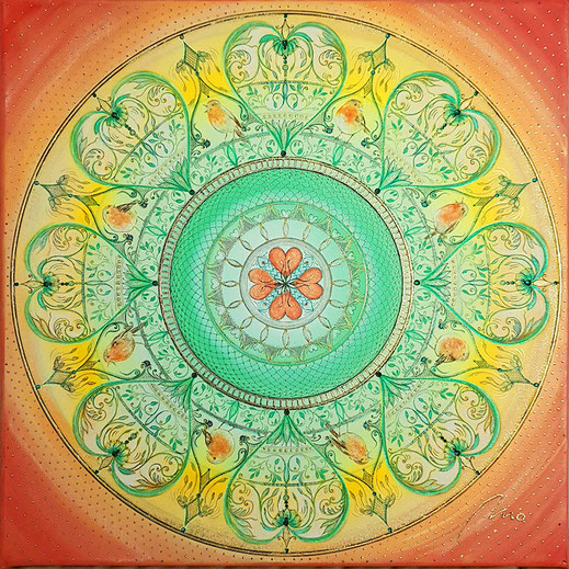 Mandala Das Tor zum Herzen