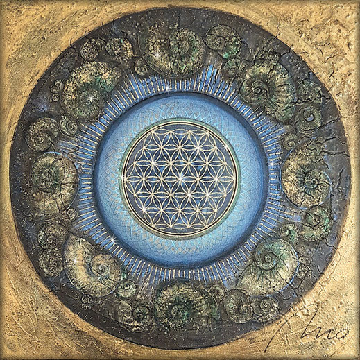 Mandala Der blaue Planet