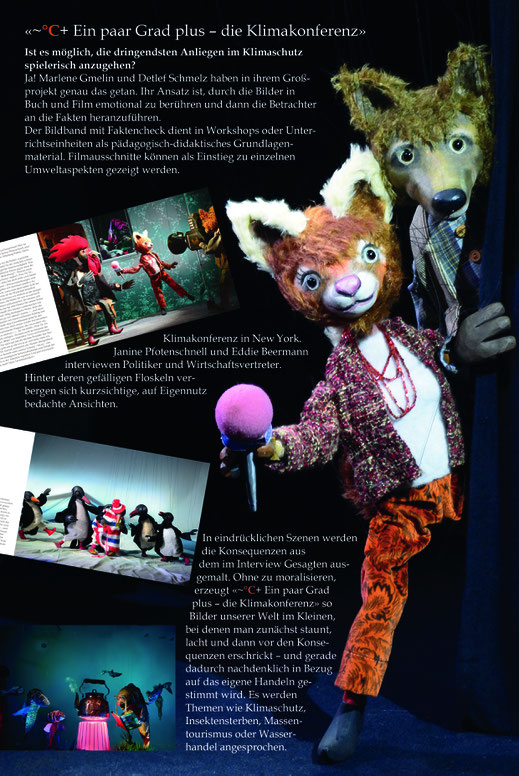 Ein paar Grad plus, Buchflyer