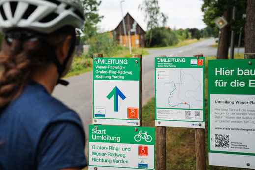 Weser-Radweg; Nordsee; Tourenplanung, Flussradweg