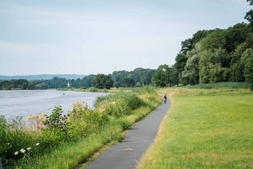 Weser-Radweg; Nordsee; Tourenplanung, Flussradweg