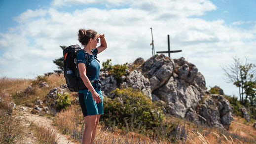 Ries-Panoramaweg; Wandern; Nördlinger Ries; Meteoritenkrater; Bockberg; Harburg