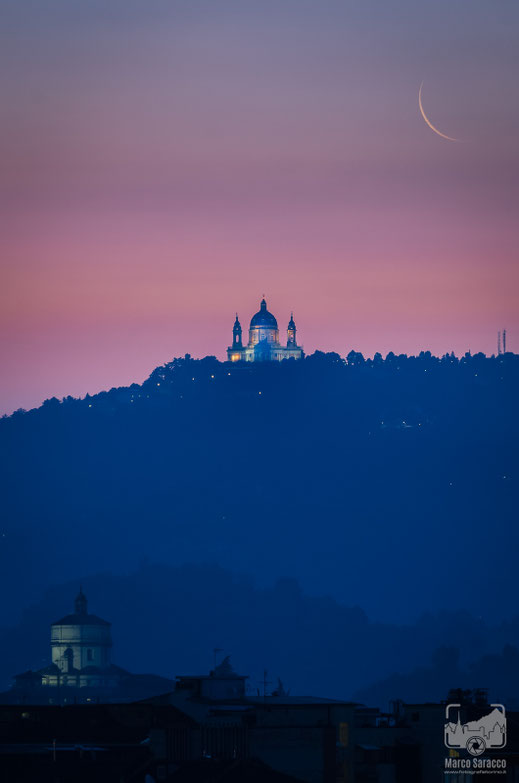 Colline e montagne 4b - I Cappuccini, Superga e la luna