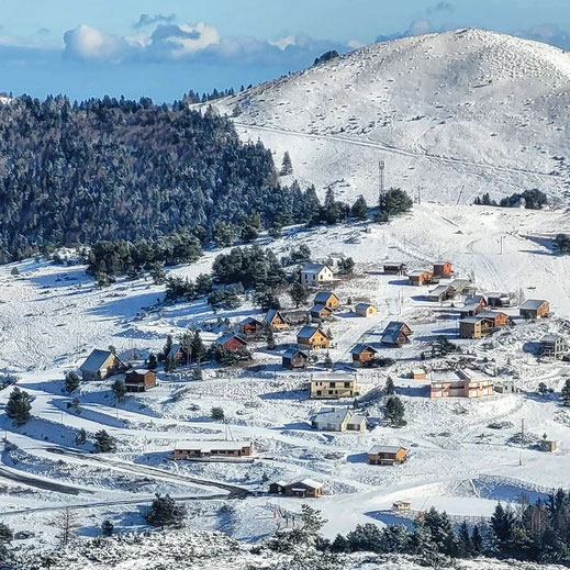 Neige sur la Station de Camurac
