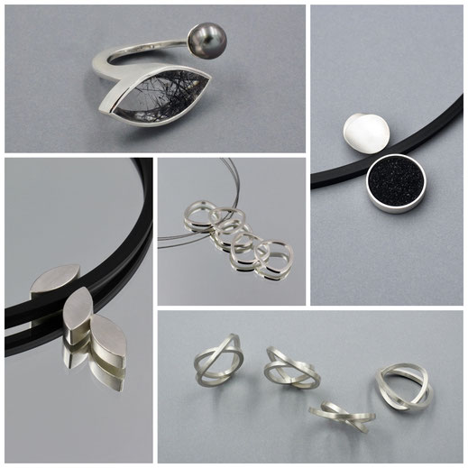 Ringe, Anhänger Silber