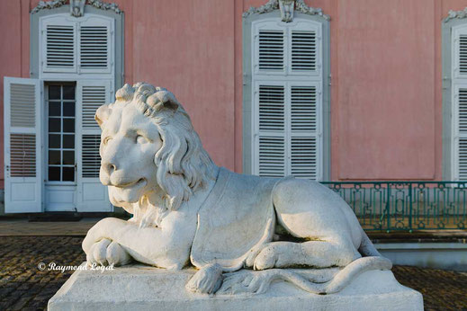 benrath palace lion sculpture