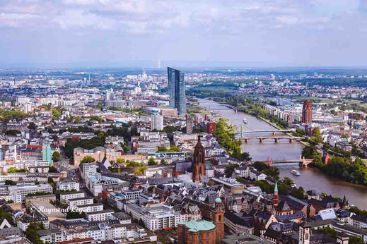 frankfurt high angle view