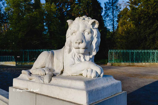 benrath palace lion sculpture