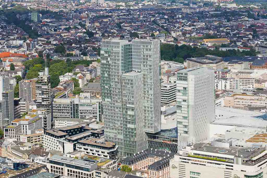 frankfurt innenstadt high angle view