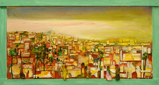 Paysage imaginaire n°1, Format 47x87