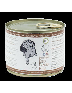 MaxidogVit Rind Pansen Herz Für Ihren Sportler nur das Beste, saftiges Rindfleisch, schmackhafter Pansen, leckeres Herz und die einzigartige Algenmischung