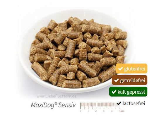 Trockenfutter für Hunde von Reico  MaxiDog Sensiv