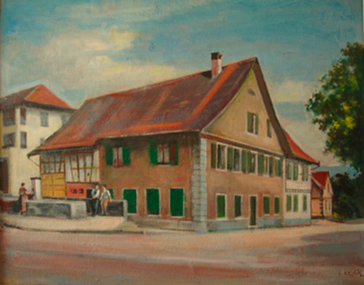 Kunstmaler Jean Kern um 1950