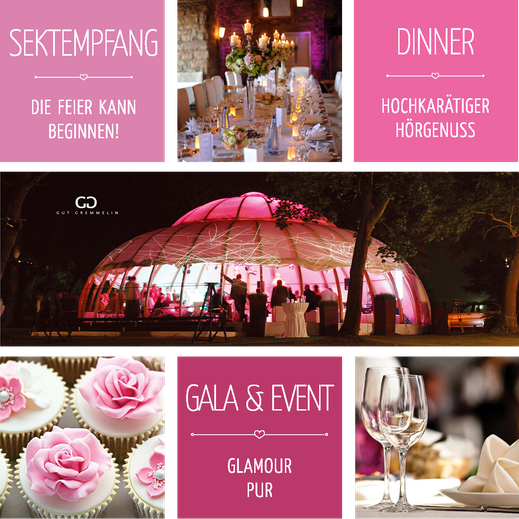 Sektempfang, Dinner und Gala & Event mit Ihrer Hochzeitssängerin Elisabeth Wörmann