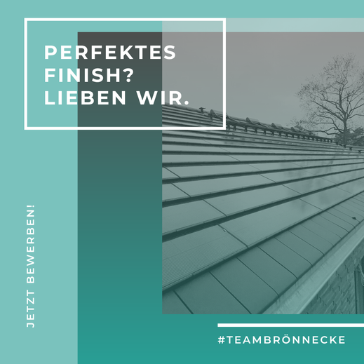 Werde Dachdeckermeister*in im #Teambrönnecke und kröne unsere ökologischen Holzbauprojekte