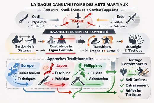 La dague dans l'histoire des arts martiaux