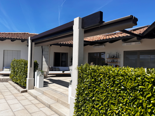 Terrassendach in Passau, Niederbayern