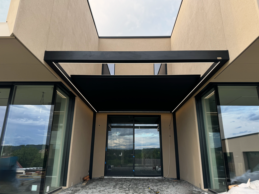 Terrassendach, Lamellendach Pratic Brera in Passau, Niederbayern