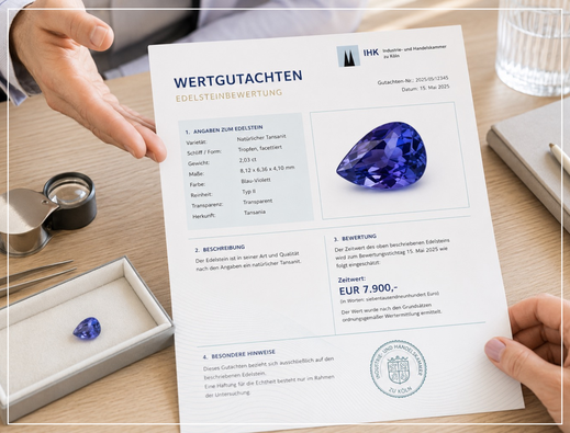 offizielles Wertgutachten als verbindlicher Kaufpreis, unabhängig und transparent