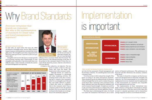 Expert article, Dr. Gerhard Hrebicek, European Brand Institute, Brand Standards, Brand Global Council