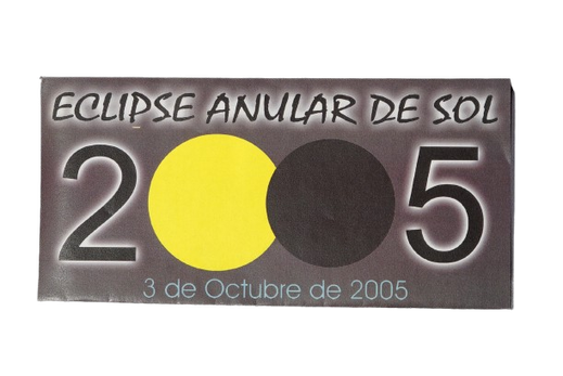 Tríptico eclipse anular 2005 Salamanca