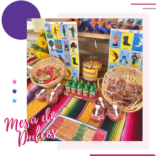 mesa de dulces mexicanos para fiestas