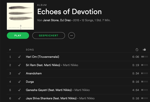 Musiktipp: Janet Stone - Echoes of Devotion - Spotify: http://sptfy.com/2BVq