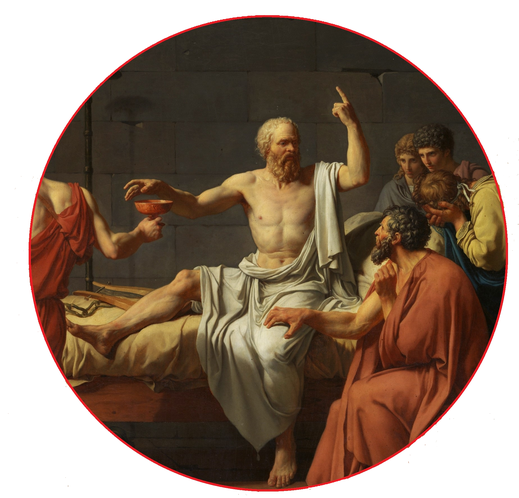 La mort de Socrate, J-L. David, 1787