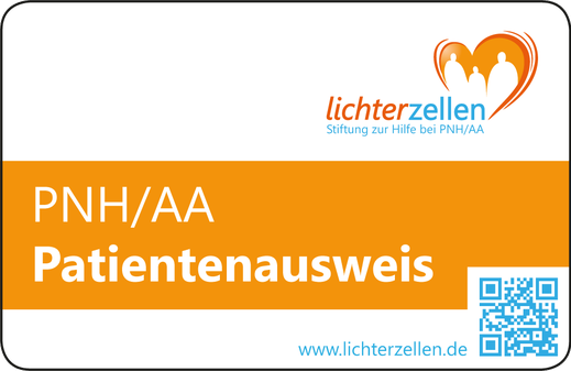 Vorderseite PNH/AA Patientenausweis