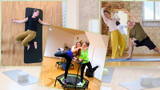 Aufblühen, Tagesretreat mit Trampolin, Yoga, Entspannung