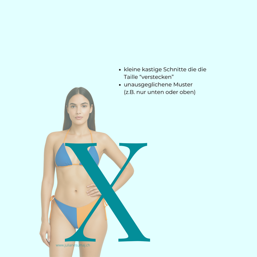 Diese Bikinis / Badeanzüge solltest du als X-Typ vermeiden