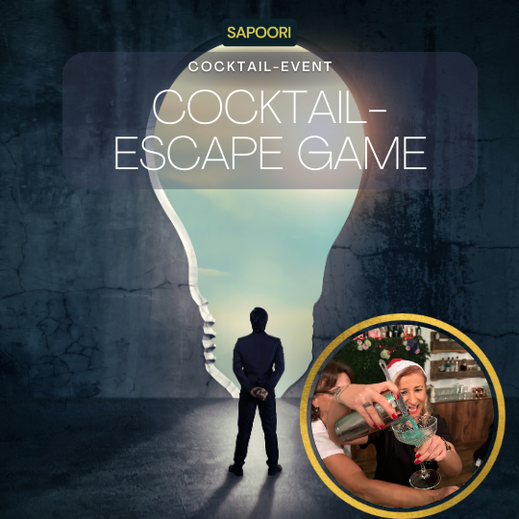 Teamevent, Escape room, Escape Game, Cocktailkurs, Oliviero Barschule, Jga, Firmenfeier, Weihnachtsfeier