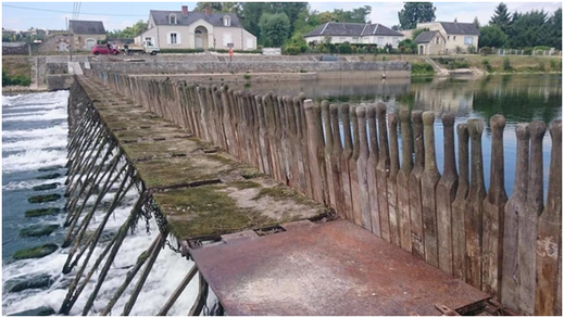 Les barrages à aiguilles (ici à Montrichard) sont un patrimoine que le NEC entend préserver et valoriser.© (Photos Vincent Loison