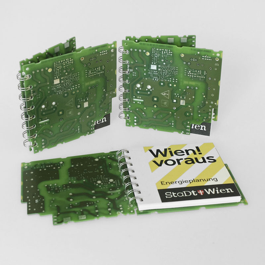 Stadt Wien Notizbuch, gebrandetes Giveaway