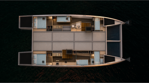 Mit bequemen Betten für Ruhe und Entspannung.