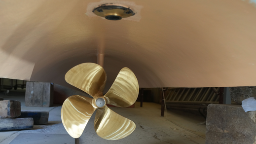 Effiziente, langsam drehende Propeller.