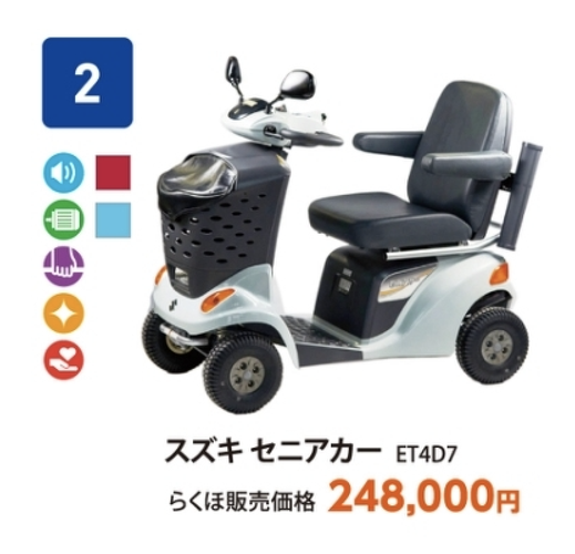 SUZUKI セニアカー ET4D7 スズキセニアカーET4D7