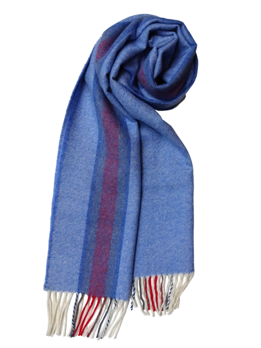 Merino wool scarf 180 × 33 cm flatlay isolated background