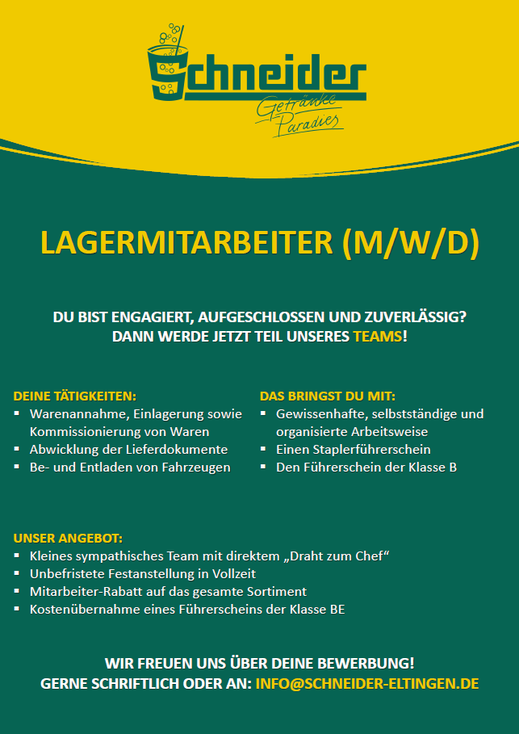 Lagermitarbeiter