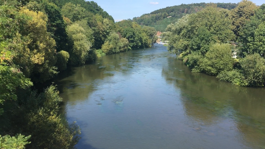 Abfahrt aus Hannoversch Münden über die Fulda