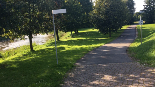 Ausfahrt aus Wahlhausen