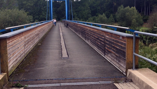 Radbrücke vor Frankenroda
