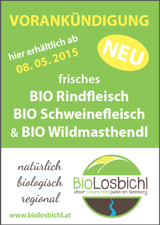 Plakatgestaltung, variabel für Biolosbichl.at