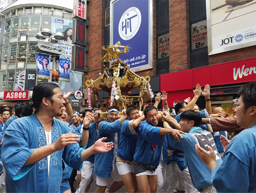 金王八幡宮例大祭,青山地区,渋谷地区,109