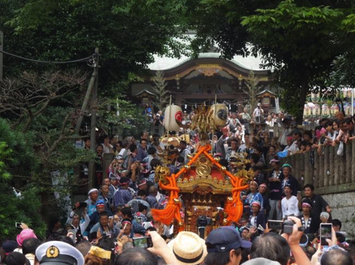 八幡神社, 連合神輿渡御,3年に一度,2018.9.2